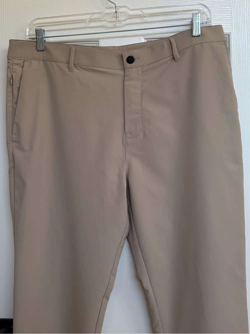Banana Republic Mens 38x32 Khaki Straight Performance Chino Pants